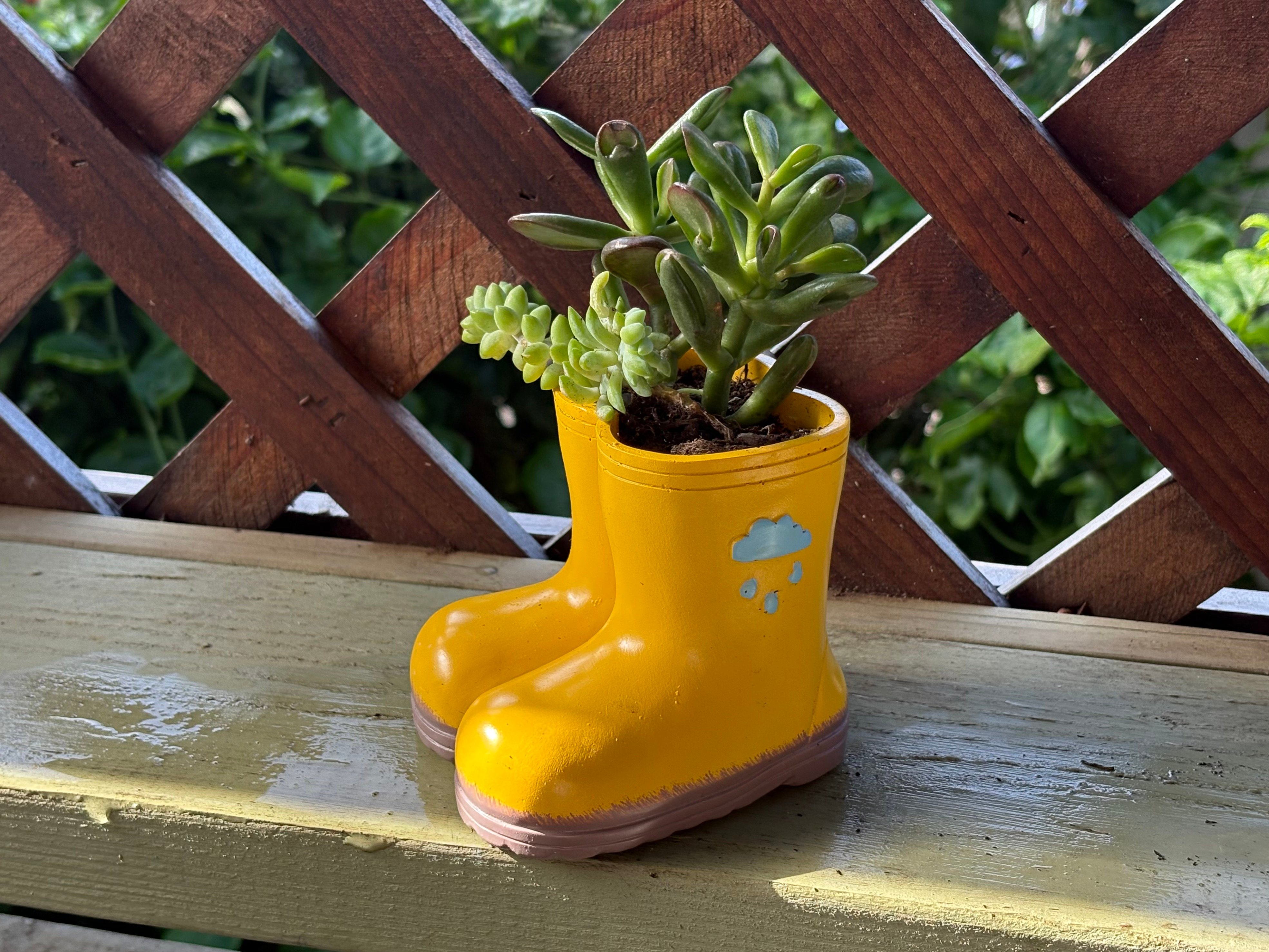 Yellow Rain Boots 